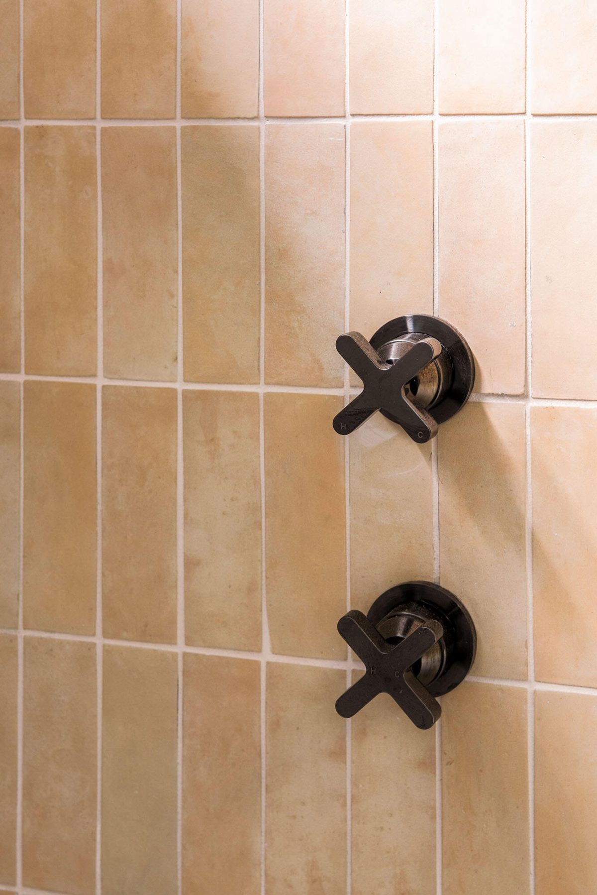 A custom designed bathroom. Built by M.J. Harris Group