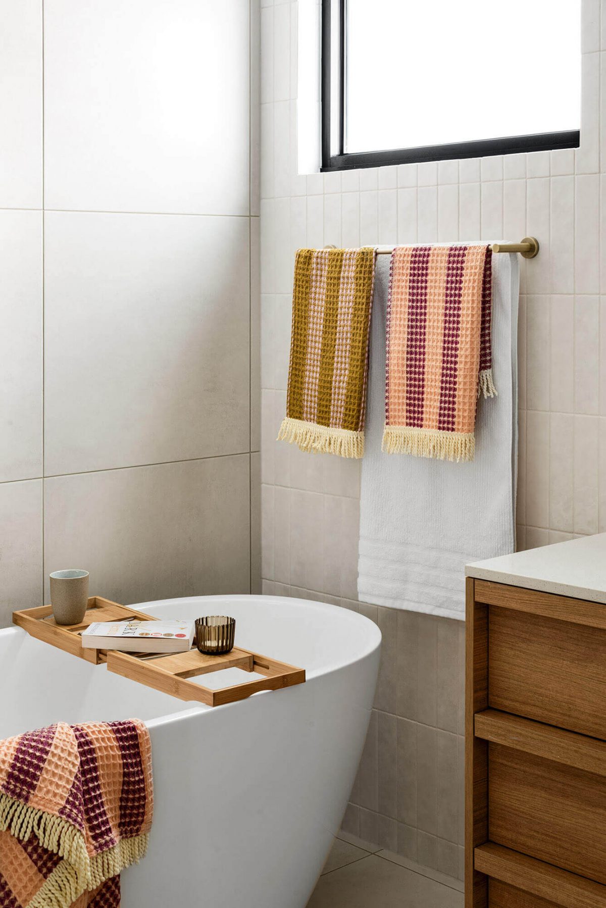 A custom designed bathroom. Designed and built by MJ Harris Group.