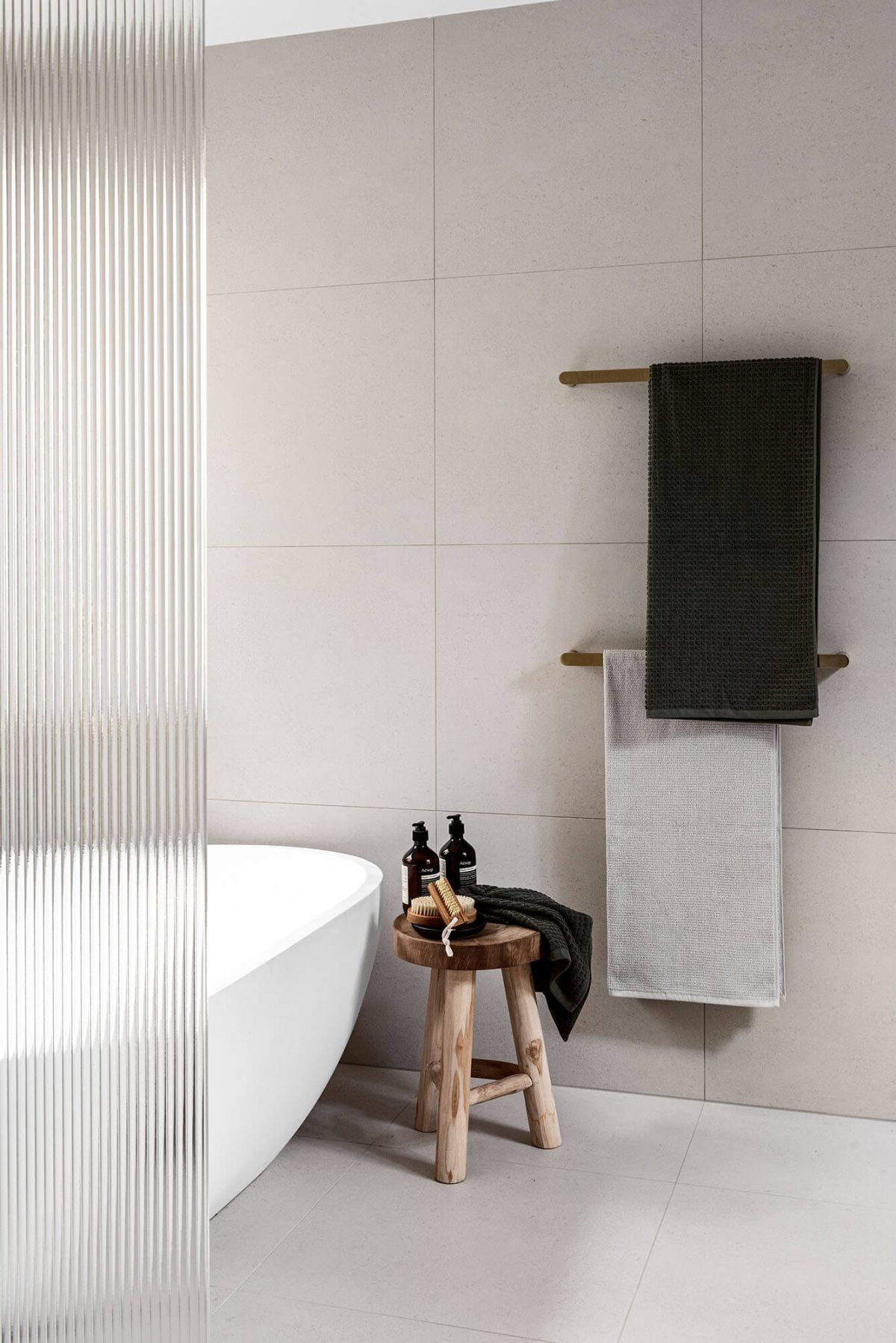 A custom designed bathroom. Designed and built by MJ Harris Group.