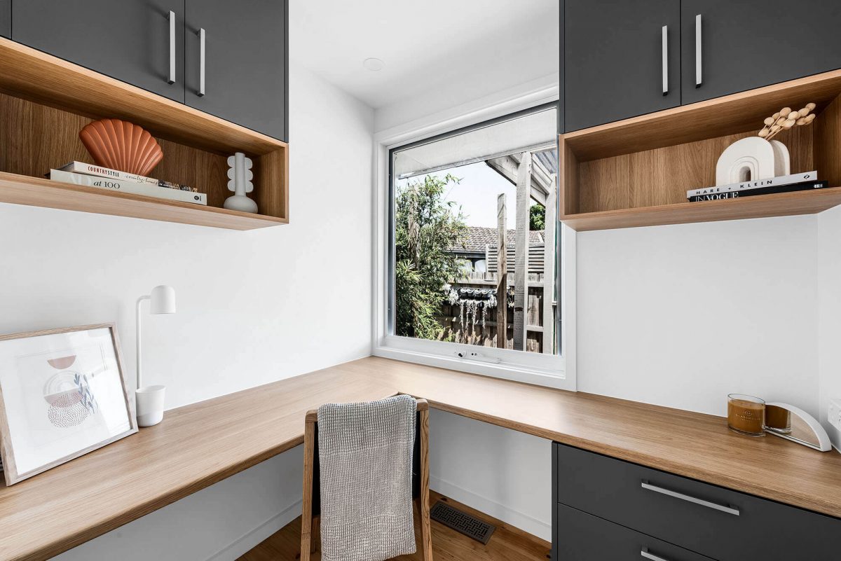 A custom designed study. Designed and built by MJ Harris Group.