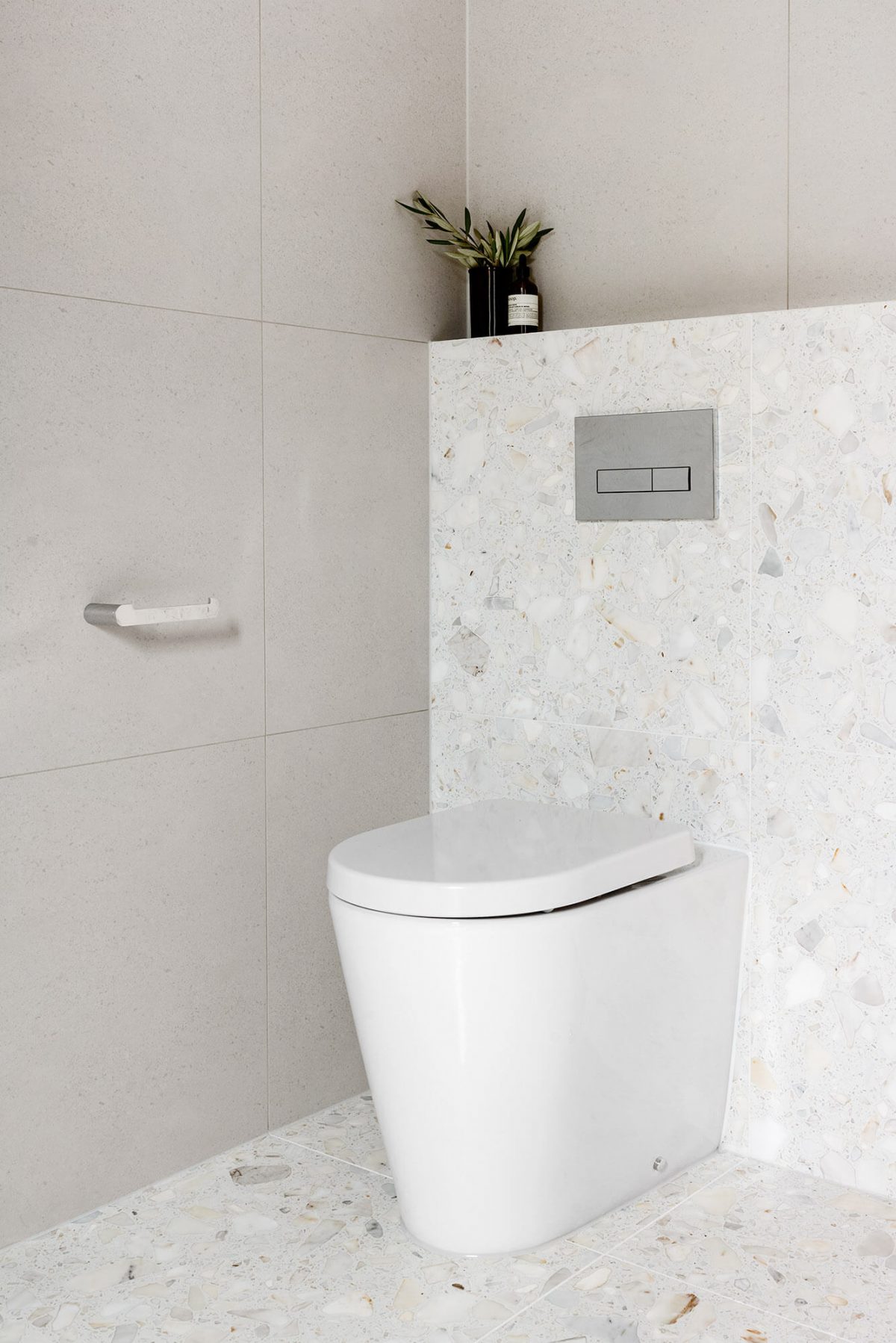 A custom designed bathroom. Designed and built by MJ Harris Group.