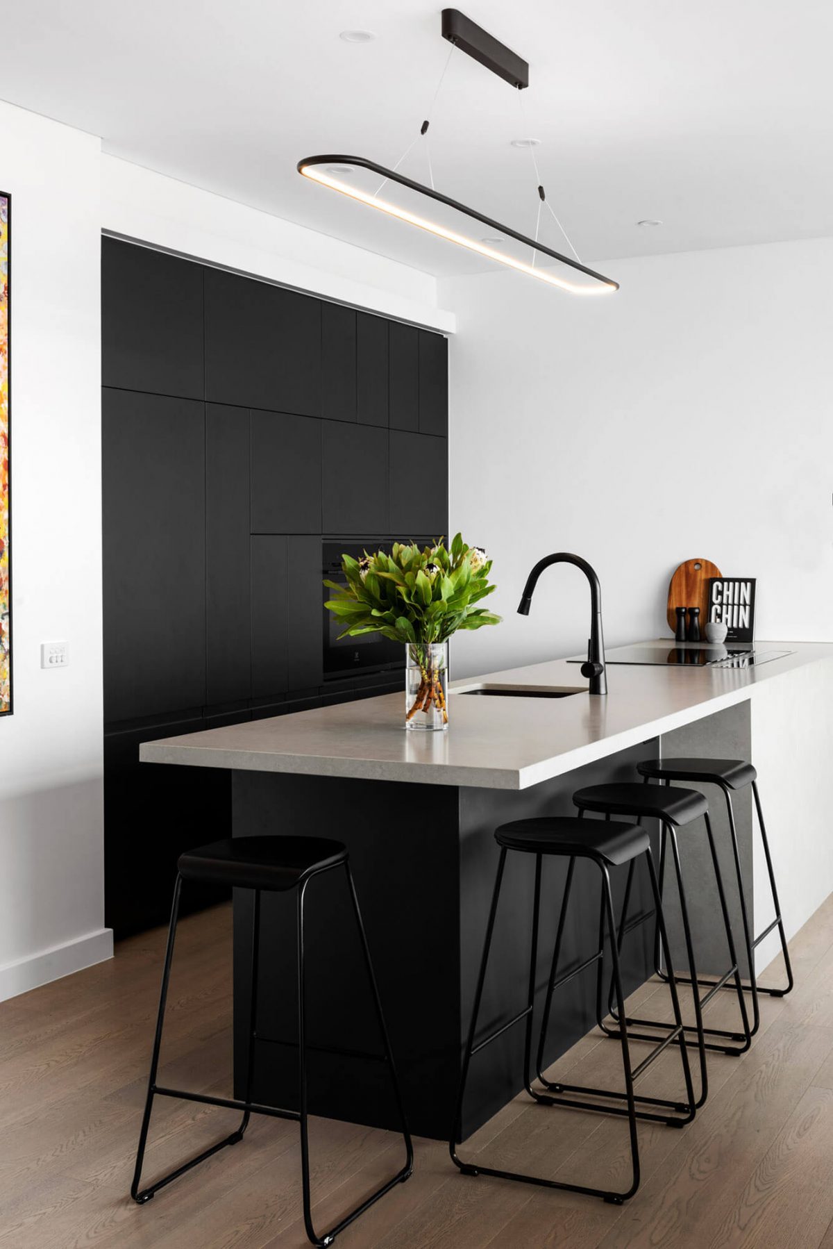 Port Melbourne Monochromatic Kitchen Renovation