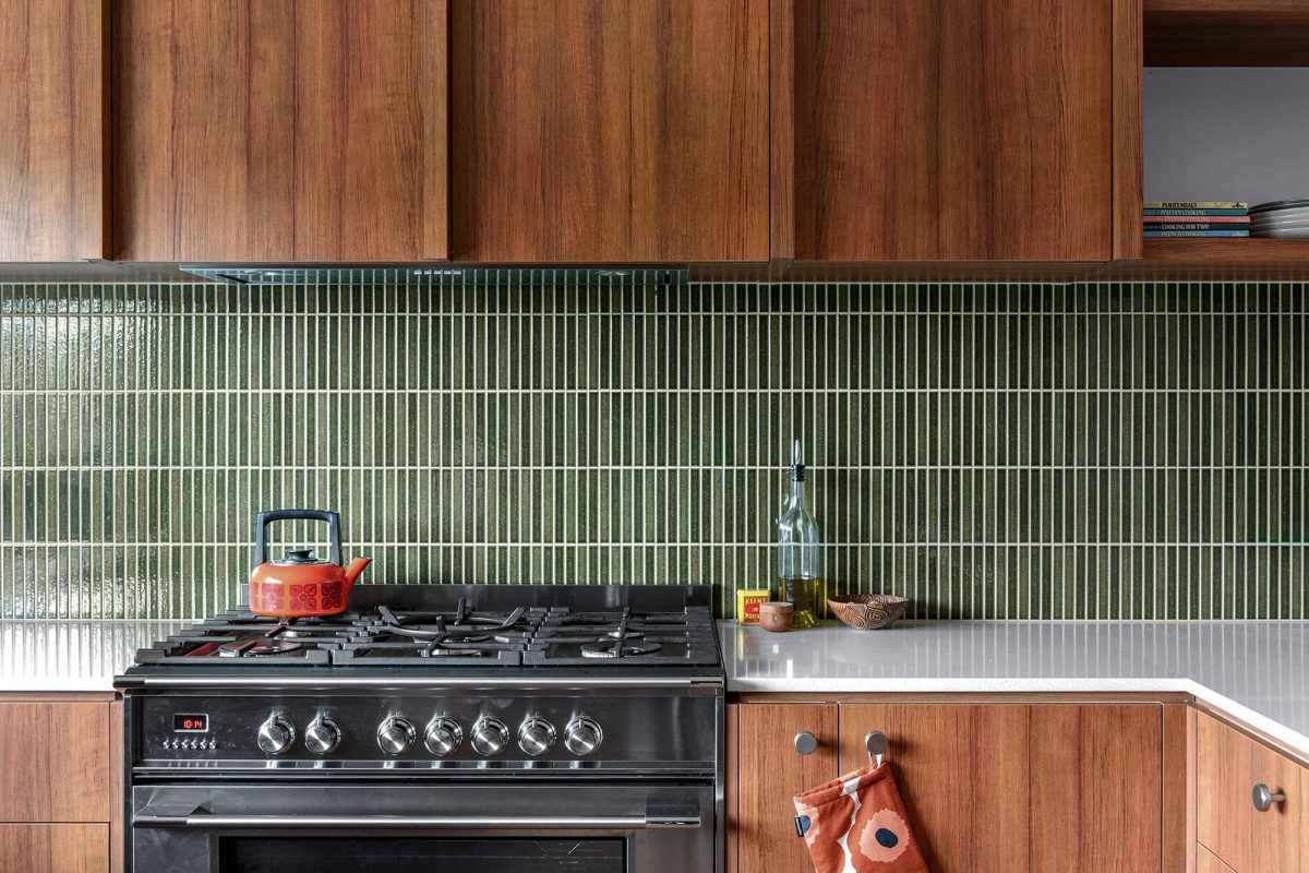A custom designed vintage style kitchen. Designed and built by MJ Harris Group.