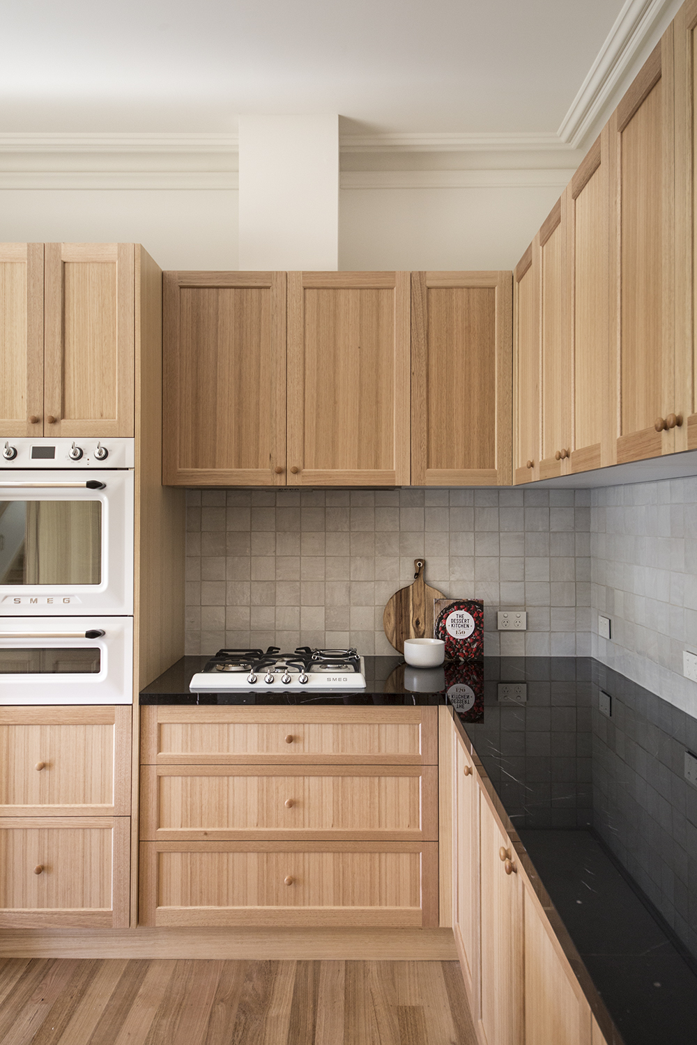 A custom designed kitchen featuring custom joinery. Designed and built by MJ Harris Group. #MJHxHeadsRd