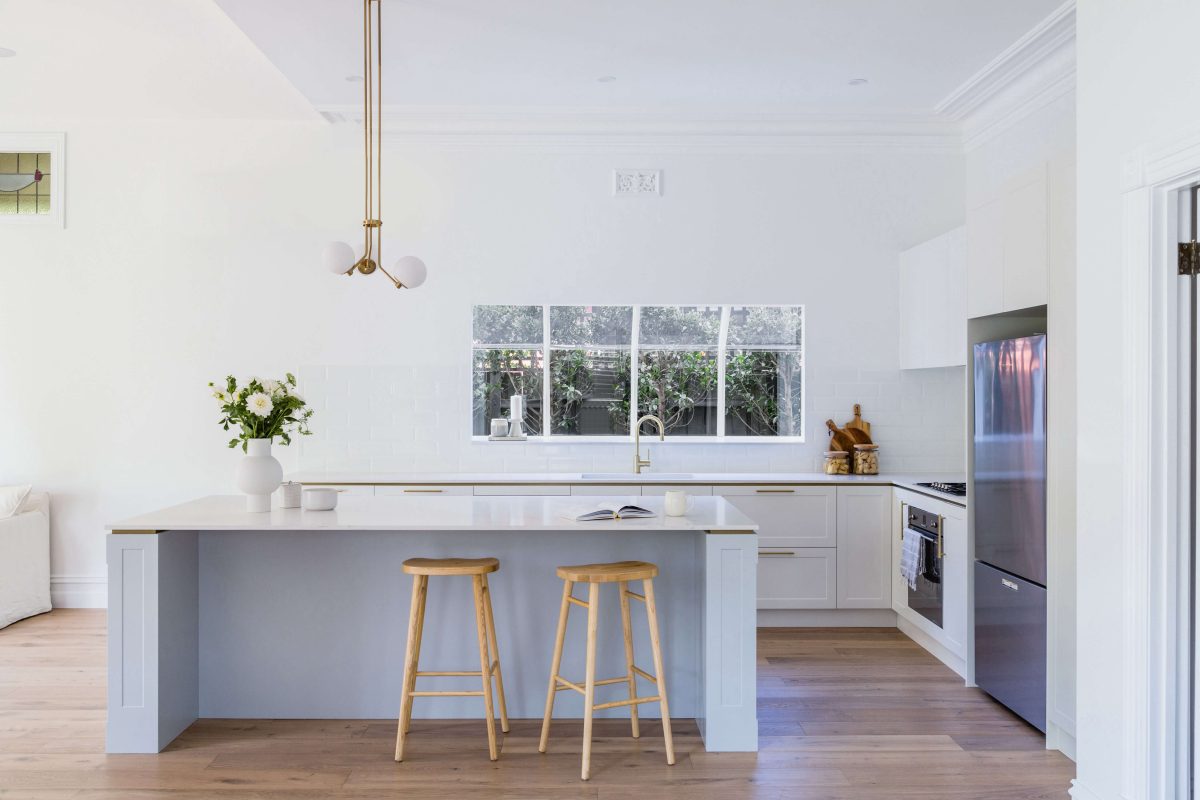 A custom designed kitchen featuring custom joinery. Designed and built by MJ Harris Group. #MJHxSycamoreSt