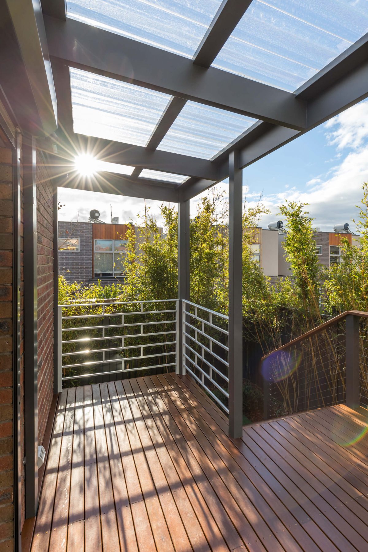 A custom designed deck. Designed and built by MJ Harris Group. #MJHxNiddrie