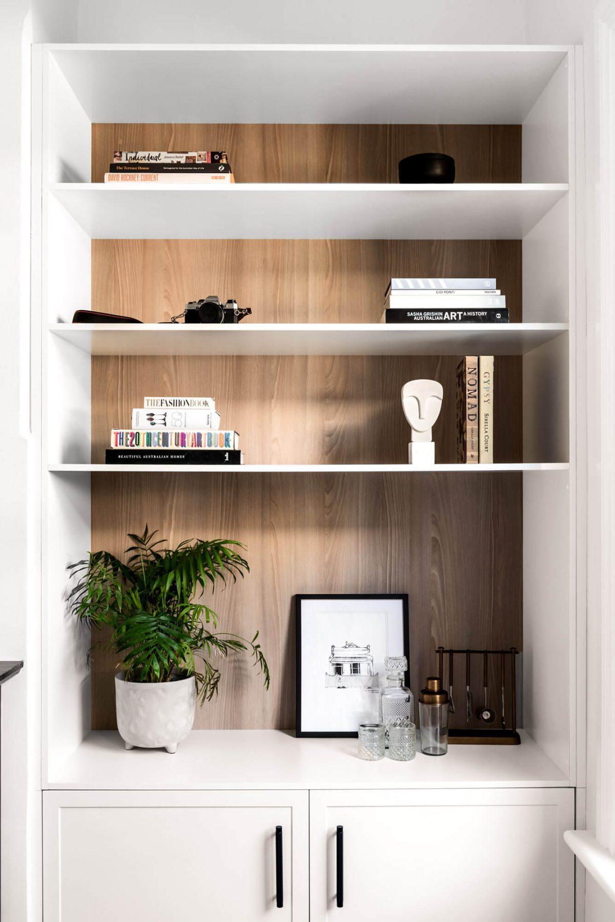 A custom designed living space featuring custom joinery. Designed and built by MJ Harris Group. #MJHxRutlandSt