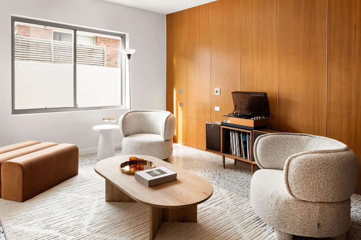 A custom designed living space. Designed and built by MJ Harris Group. #MJHxMasonSt