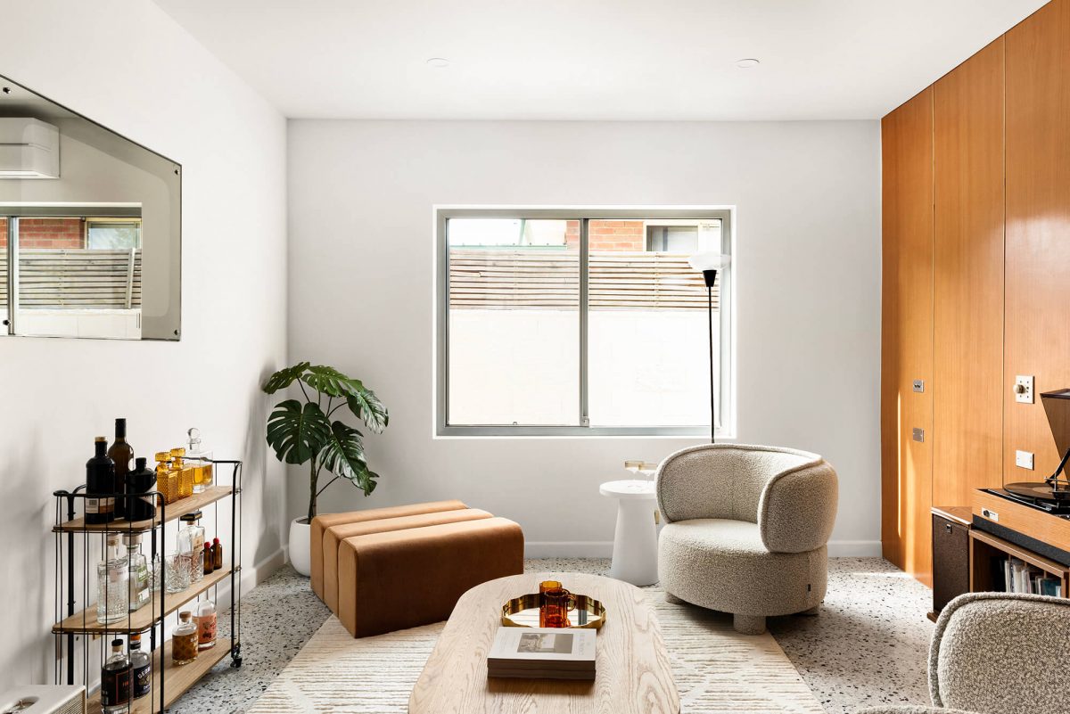 A custom designed living space. Designed and built by MJ Harris Group. #MJHxMasonSt