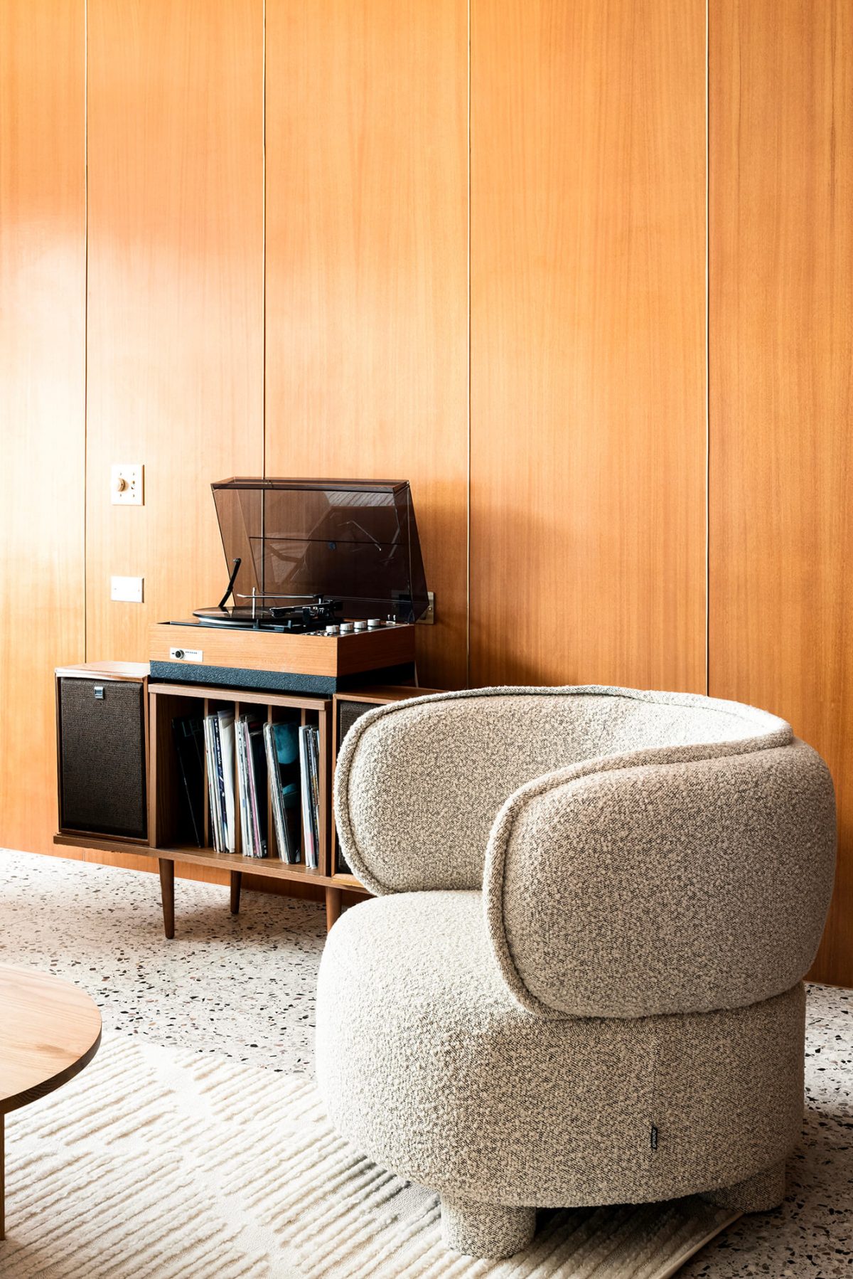 A custom designed living space. Designed and built by MJ Harris Group. #MJHxMasonSt