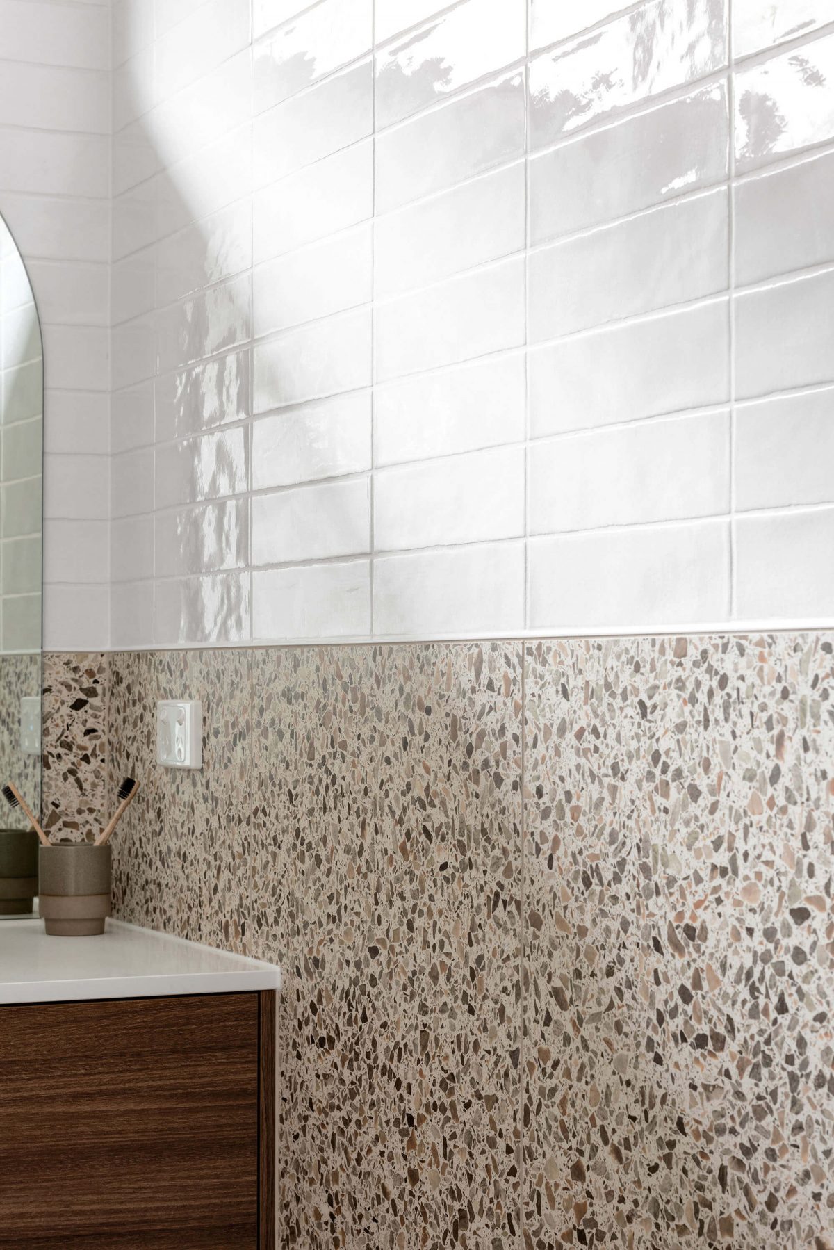 A custom designed bathroom. Designed and built by MJ Harris Group. #MJHxThomasSt