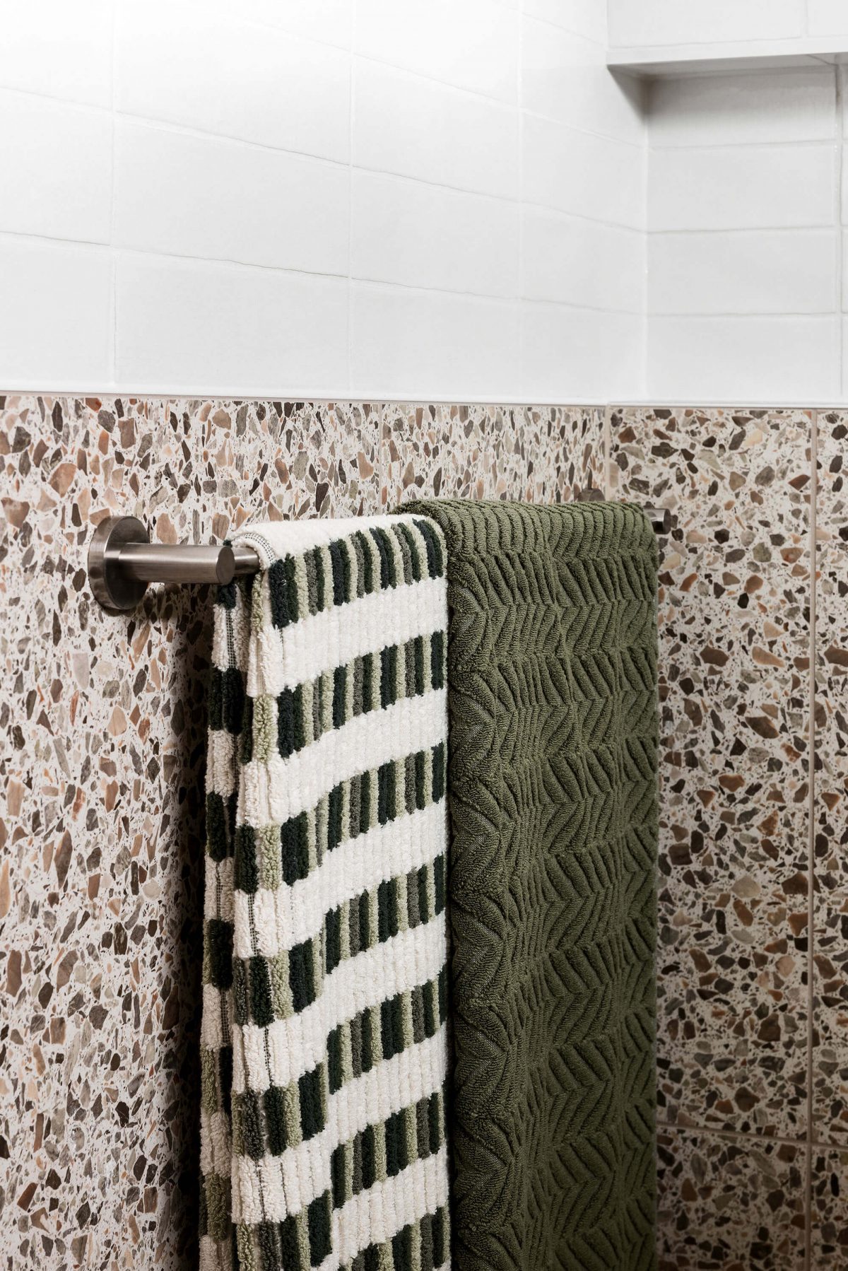 A custom designed bathroom. Designed and built by MJ Harris Group. #MJHxThomasSt
