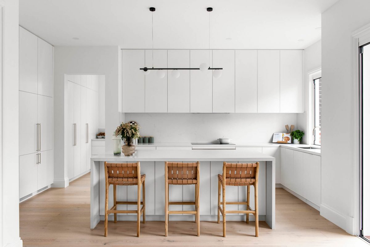 Minimalist Kitchen Renovation Melbourne, Caulfield North.