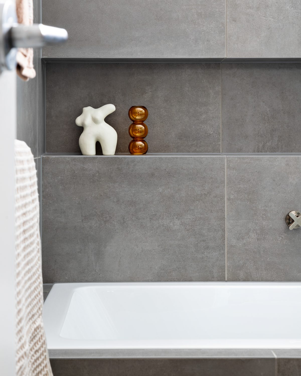 A custom designed bathroom. Designed and built by MJ Harris Group. #MJHxBrookesCt