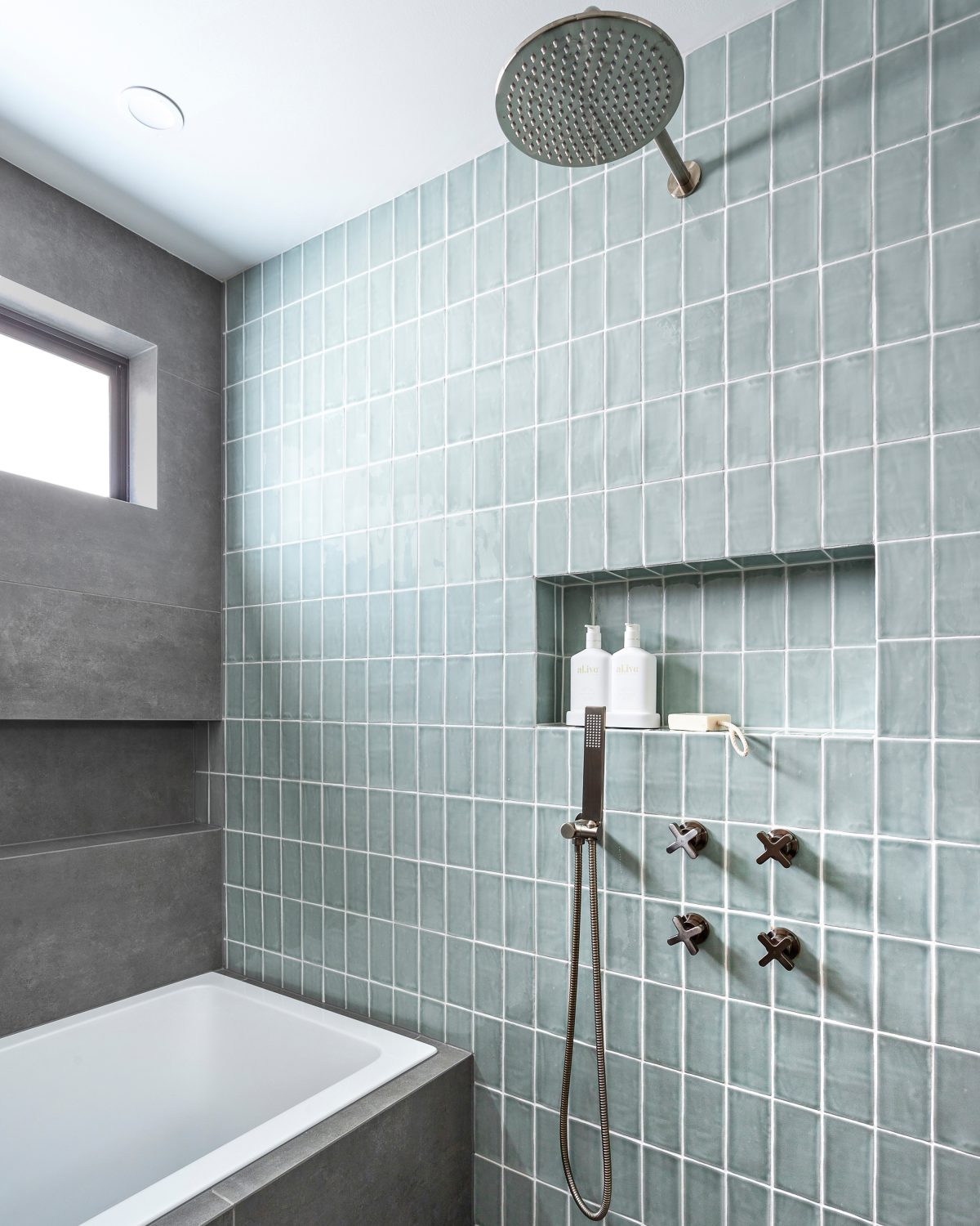 A custom designed bathroom. Designed and built by MJ Harris Group. #MJHxBrookesCt