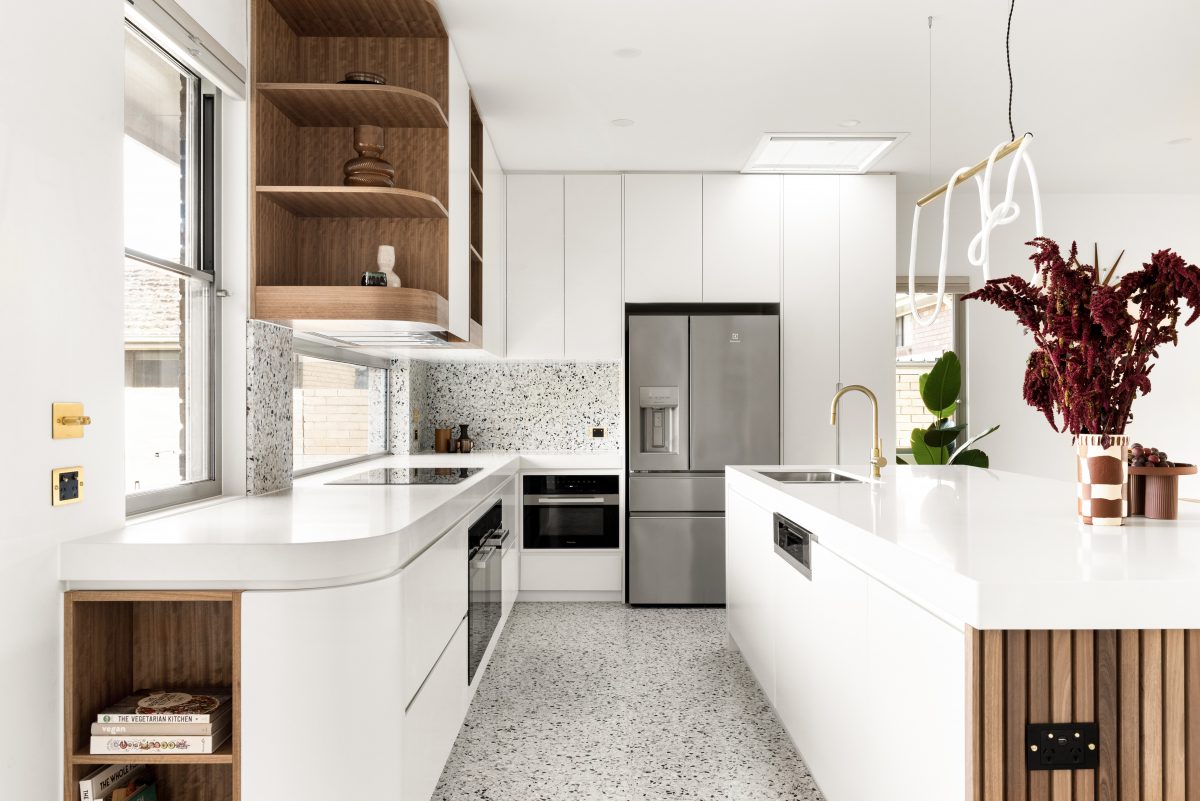 A custom designed kitchen. Designed and built by MJ Harris Group. #MJHxMasonSt