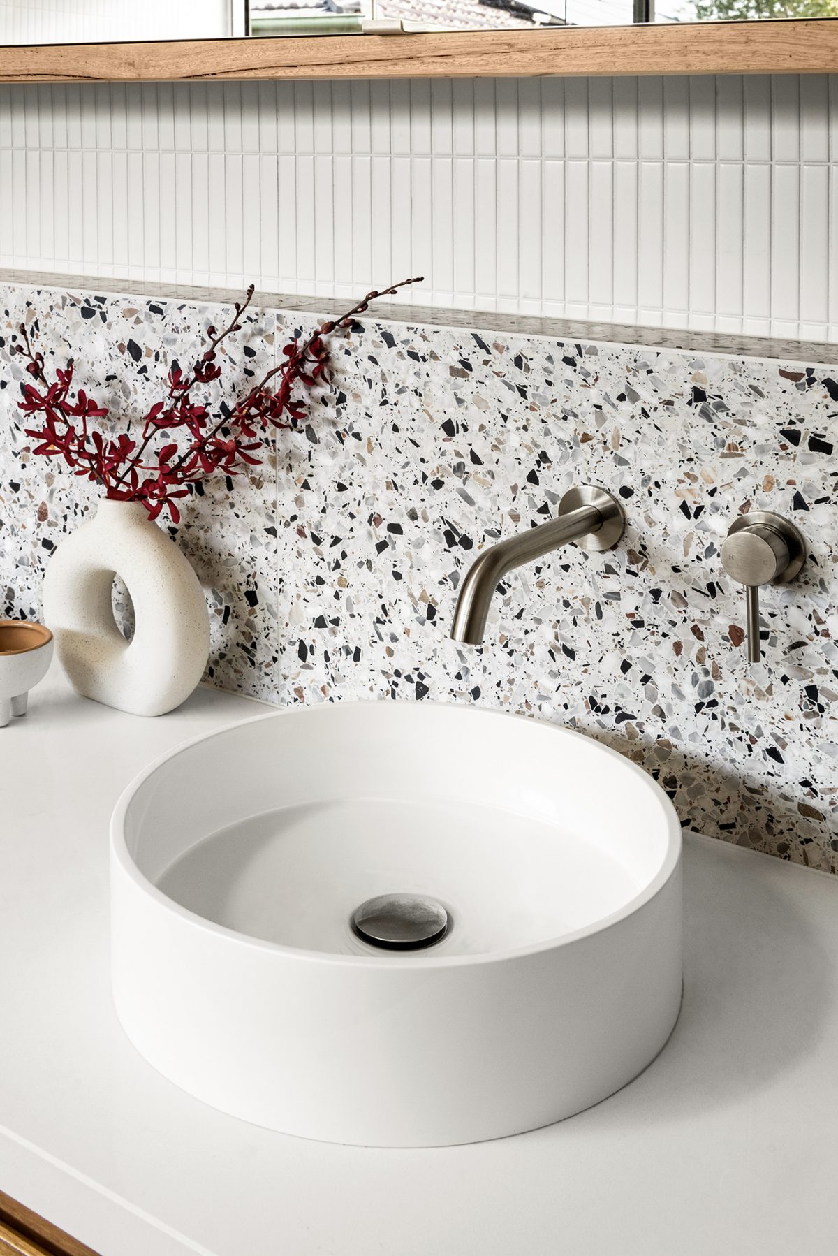A custom designed bathroom. Designed and built by MJ Harris Group. #MJHxMasonSt