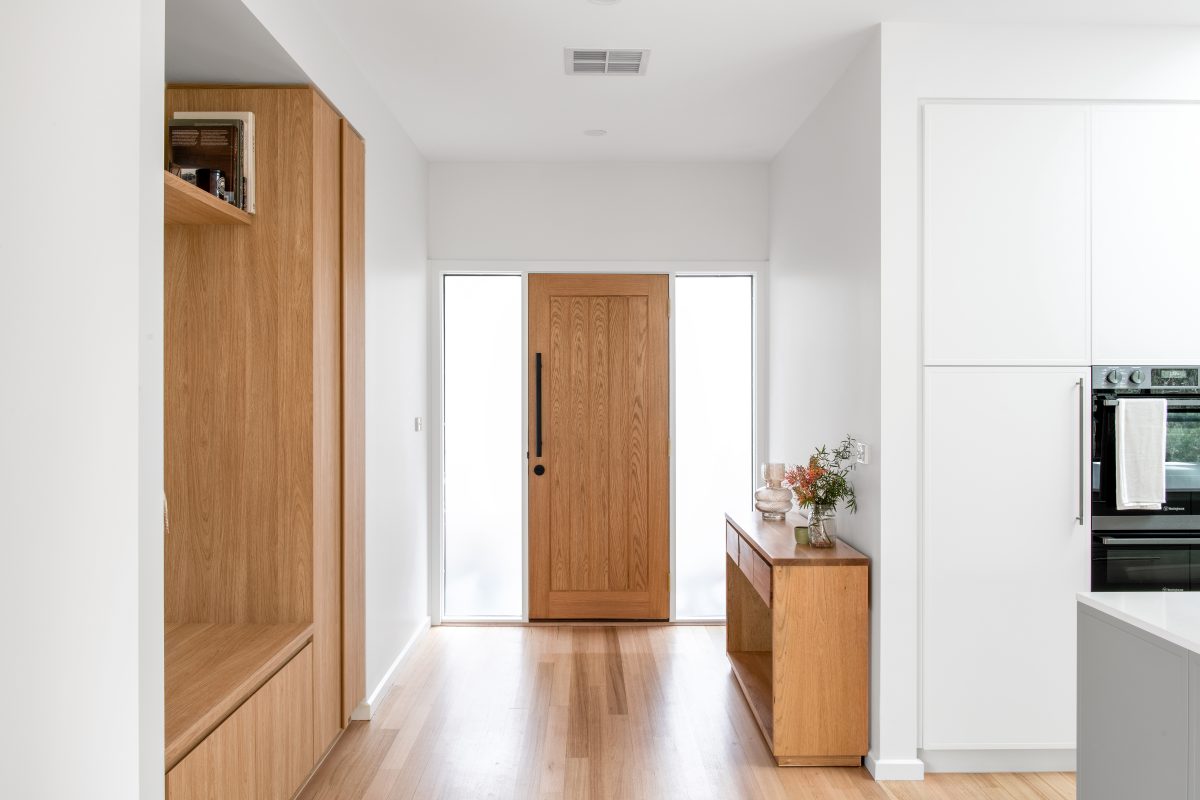 A custom entry. Designed and built by MJ Harris Group. #MJHxElthamSouth