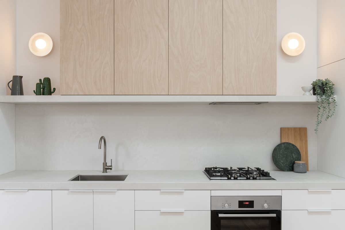 A custom designed kitchen. Designed and built by MJ Harris Group. #MJHxAlbionSt
