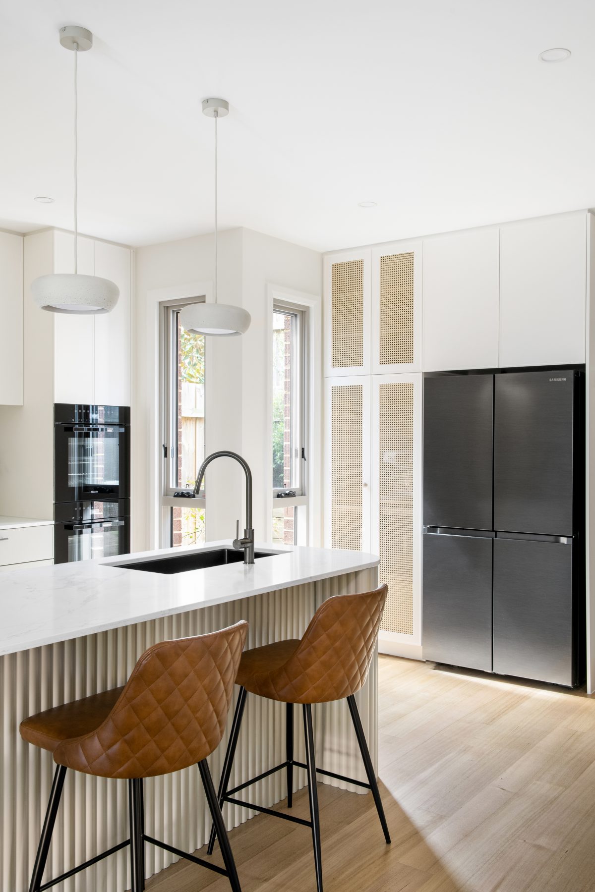 A custom designed kitchen. Designed and built by MJ Harris Group. #MJHxLilyPondPl