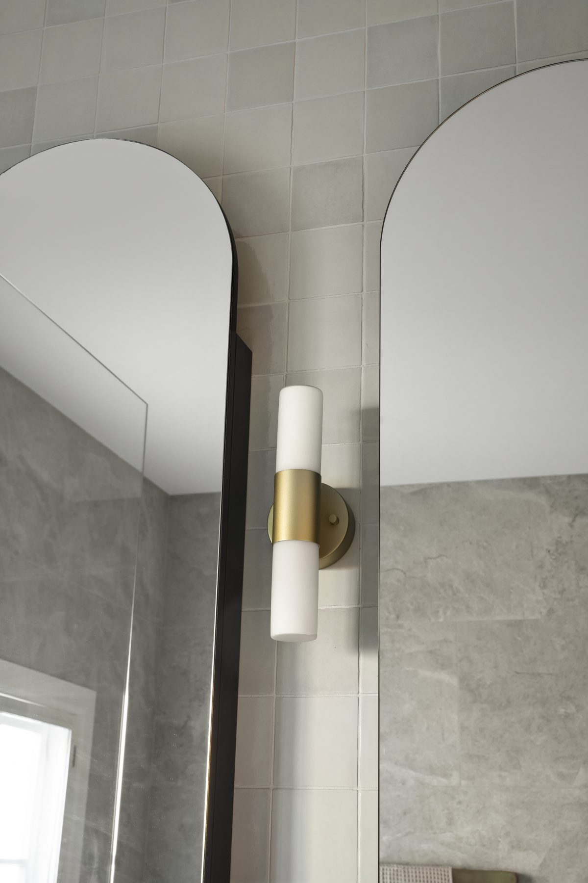 A custom designed bathroom. Designed and built by MJ Harris Group.